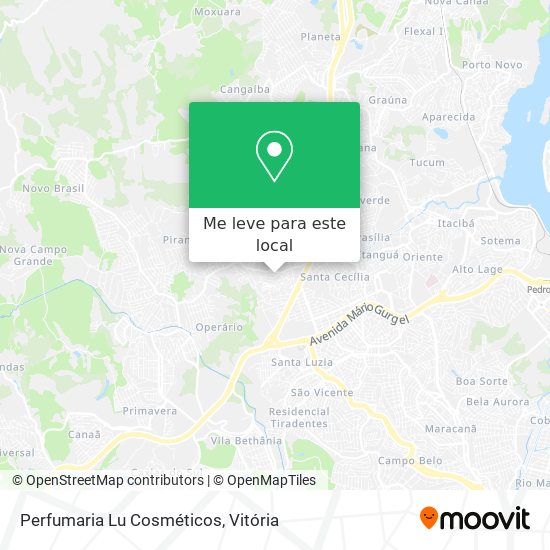 Perfumaria Lu Cosméticos mapa