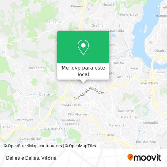 Delles e Dellas mapa