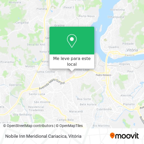 Nobile Inn Meridional Cariacica mapa