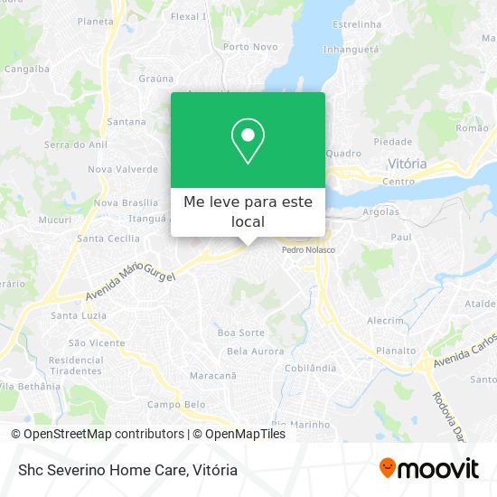 Shc Severino Home Care mapa