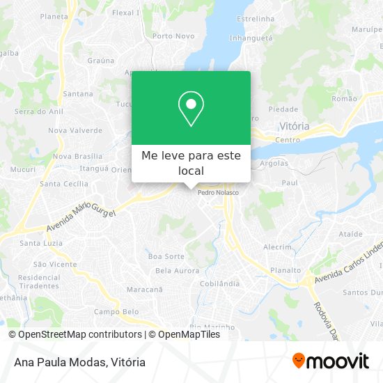 Ana Paula Modas mapa