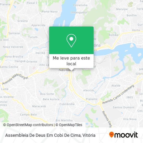 Assembleia De Deus Em Cobi De Cima mapa