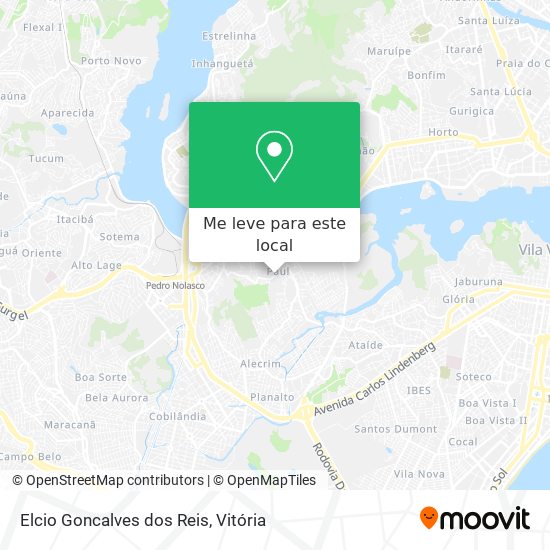 Elcio Goncalves dos Reis mapa