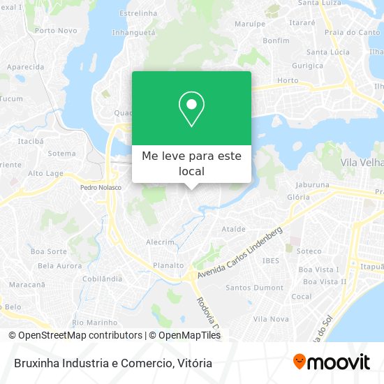 Bruxinha Industria e Comercio mapa