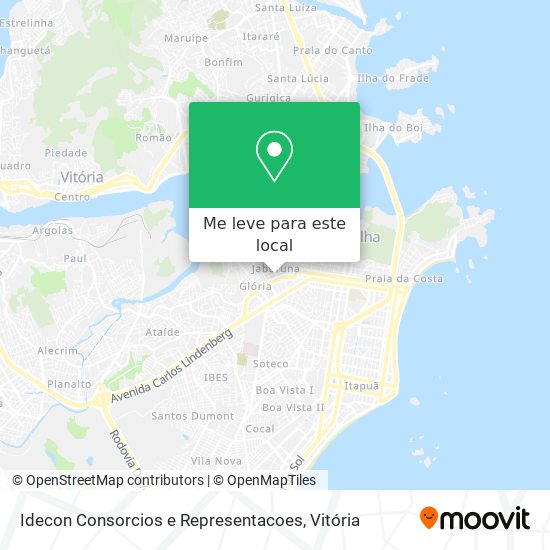 Idecon Consorcios e Representacoes mapa