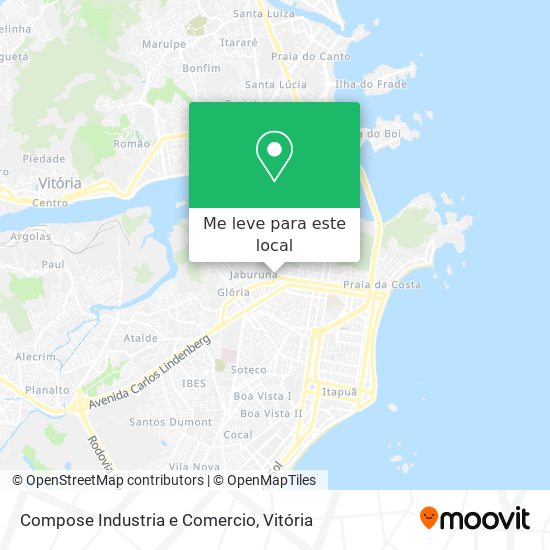 Compose Industria e Comercio mapa