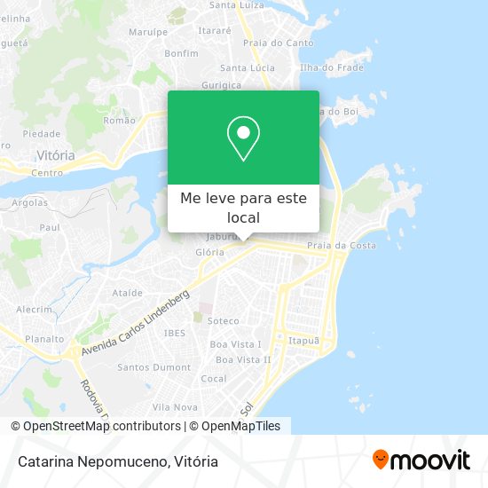 Catarina Nepomuceno mapa