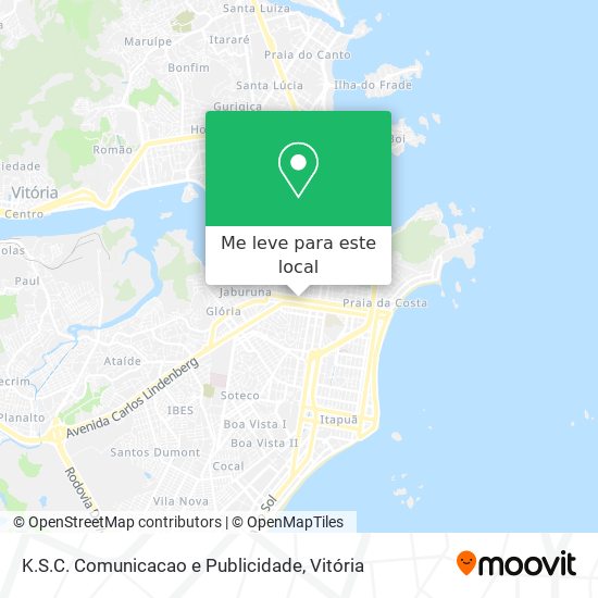 K.S.C. Comunicacao e Publicidade mapa