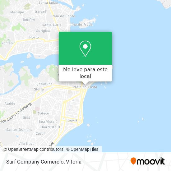Surf Company Comercio mapa