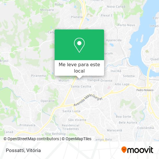 Possatti mapa