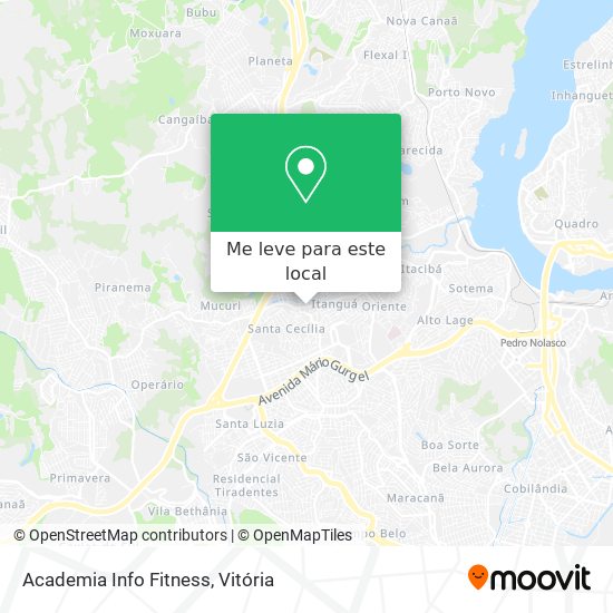 Academia Info Fitness mapa