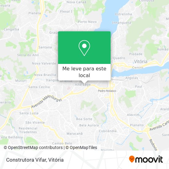 Construtora Vifar mapa