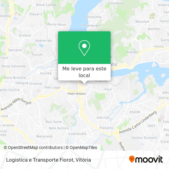 Logistica e Transporte Fiorot mapa