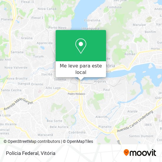Polícia Federal mapa