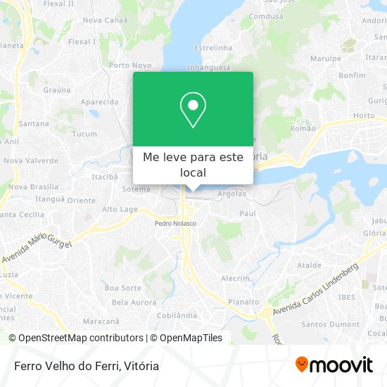 Ferro Velho do Ferri mapa