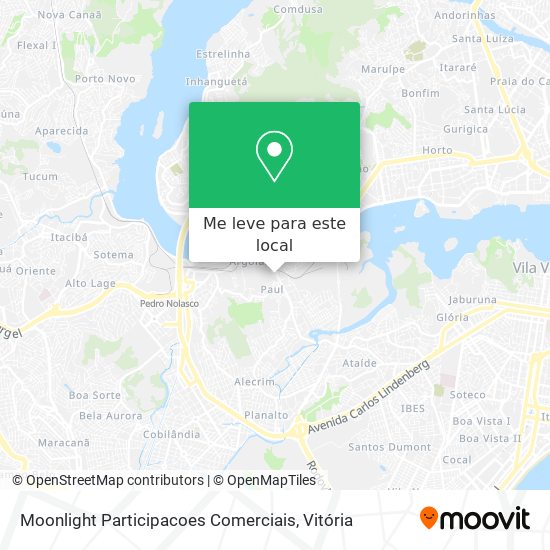 Moonlight Participacoes Comerciais mapa