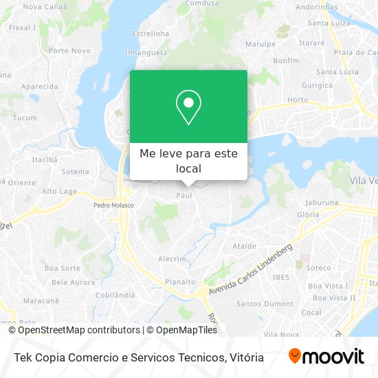 Tek Copia Comercio e Servicos Tecnicos mapa