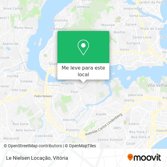 Le Nielsen Locação mapa