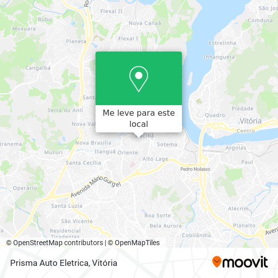 Prisma Auto Eletrica mapa