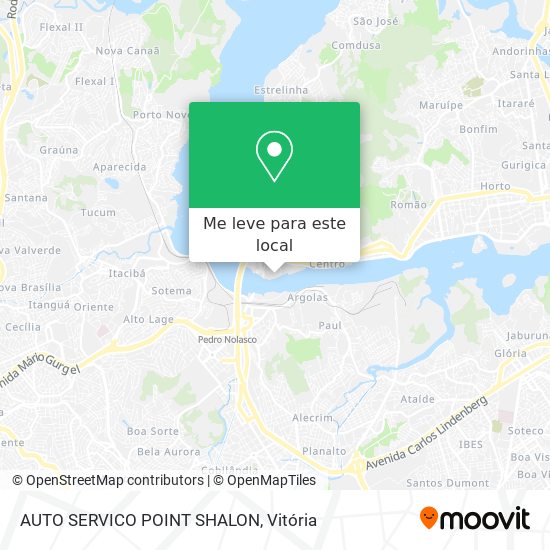 AUTO SERVICO POINT SHALON mapa