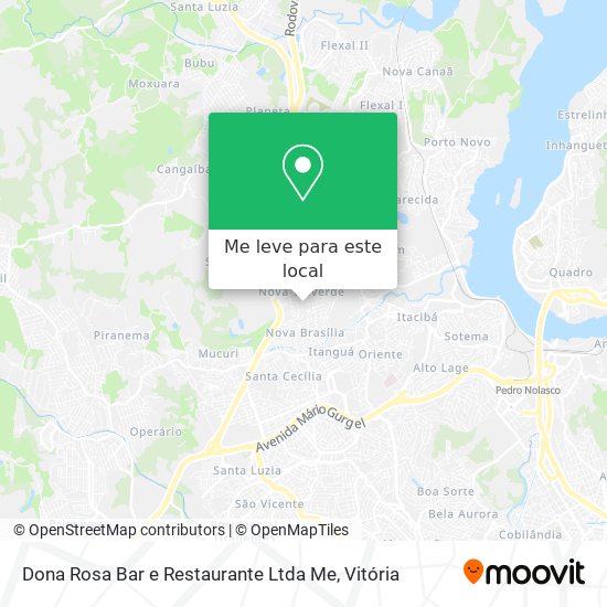 Dona Rosa Bar e Restaurante Ltda Me mapa