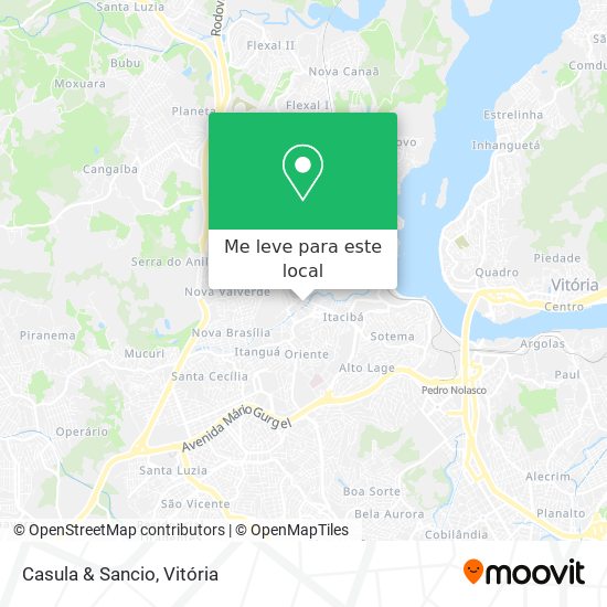 Casula & Sancio mapa