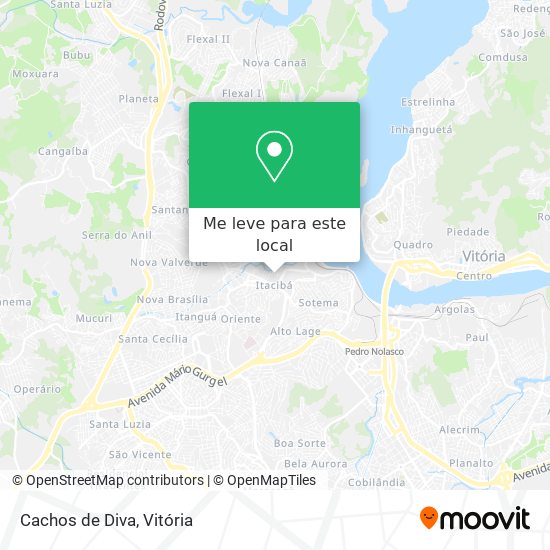 Cachos de Diva mapa
