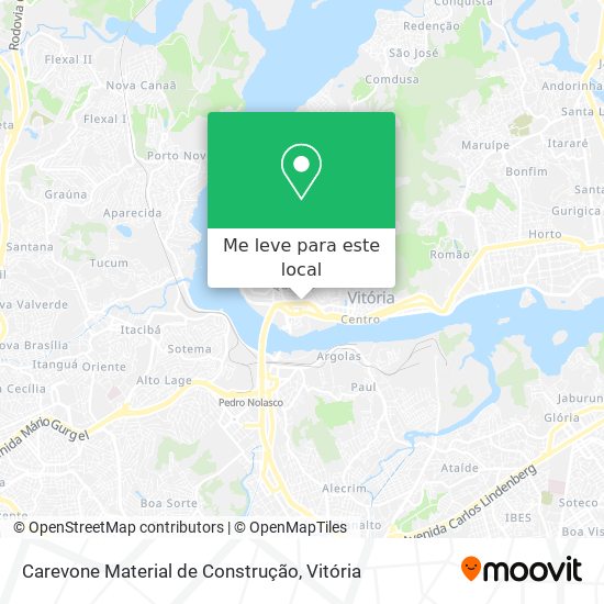 Carevone Material de Construção mapa