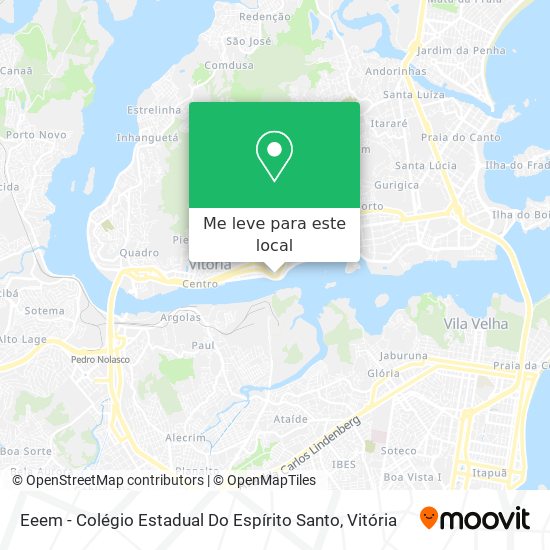 Eeem - Colégio Estadual Do Espírito Santo mapa