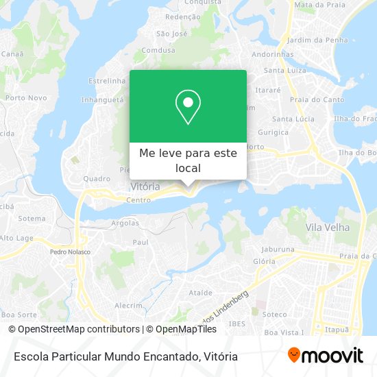 Escola Particular Mundo Encantado mapa