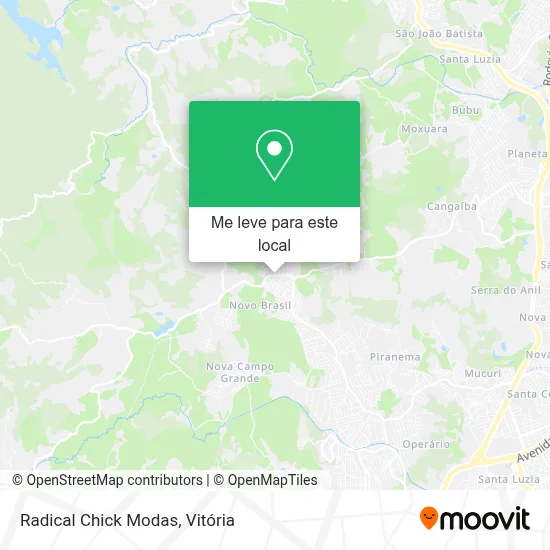 Radical Chick Modas mapa