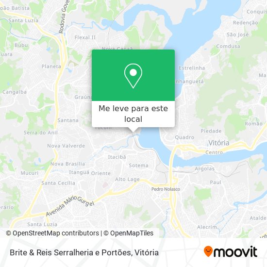 Brite & Reis Serralheria e Portões mapa
