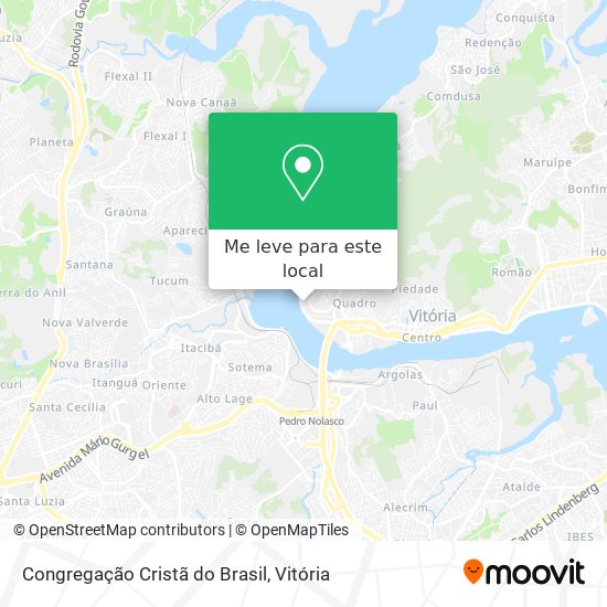 Congregação Cristã do Brasil mapa