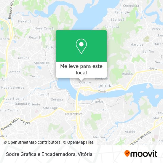 Sodre Grafica e Encadernadora mapa