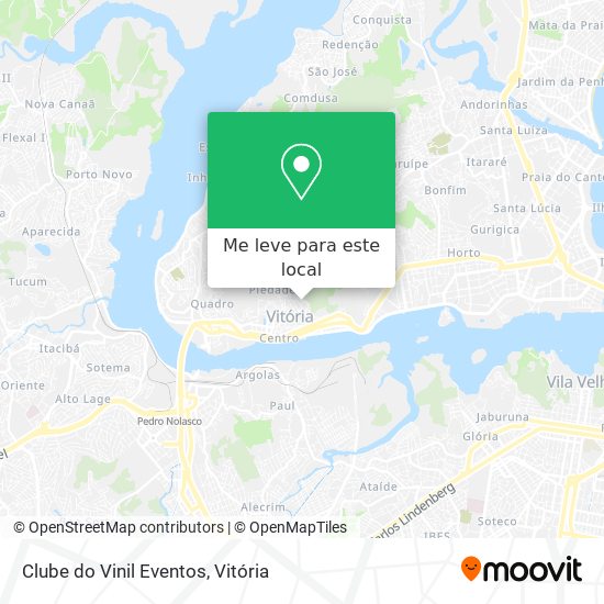 Clube do Vinil Eventos mapa
