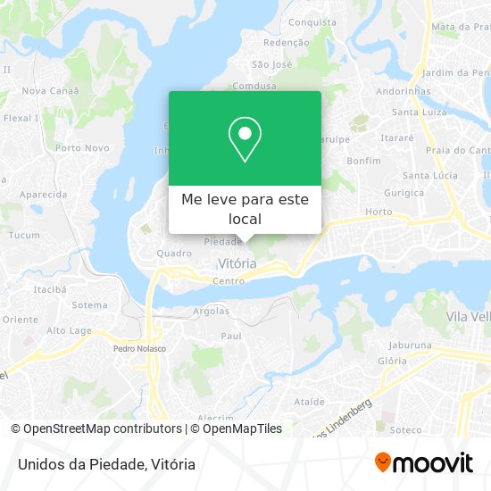 Unidos da Piedade mapa