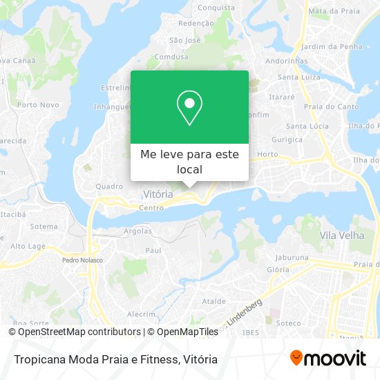 Tropicana Moda Praia e Fitness mapa