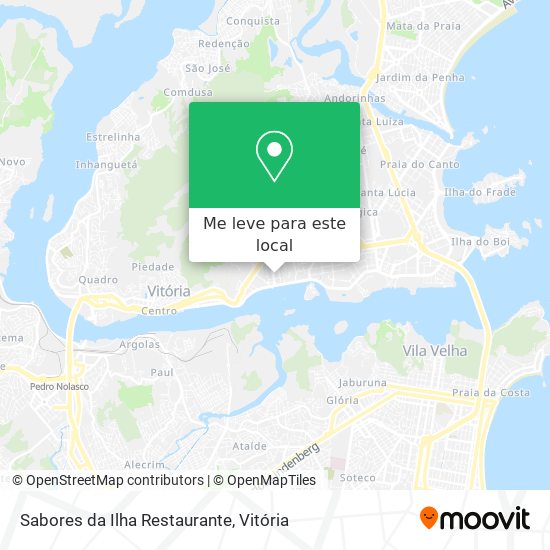 Sabores da Ilha Restaurante mapa