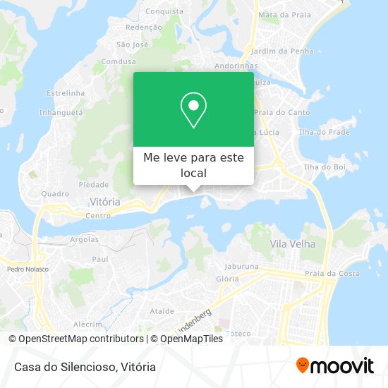 Casa do Silencioso mapa