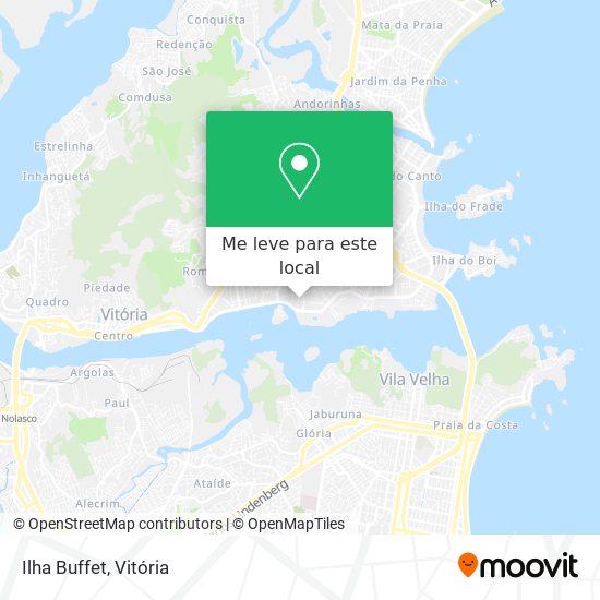 Ilha Buffet mapa