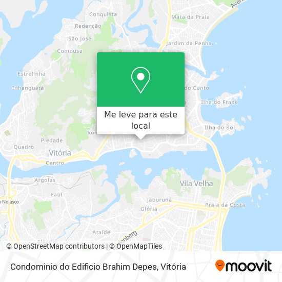 Condominio do Edificio Brahim Depes mapa