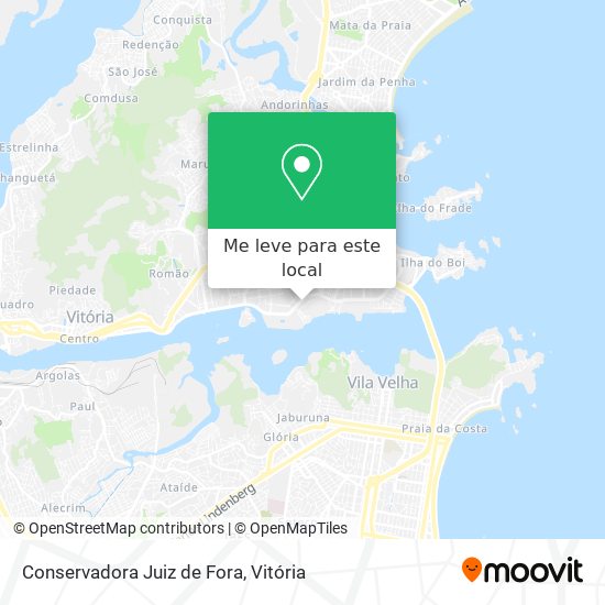 Conservadora Juiz de Fora mapa
