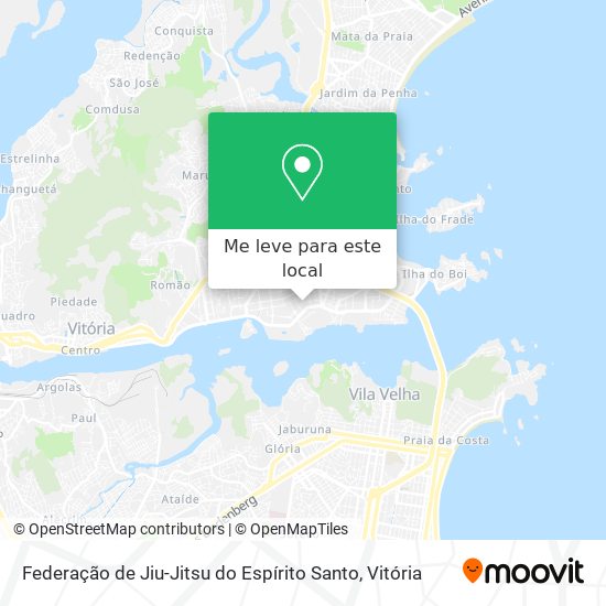 Federação de Jiu-Jitsu do Espírito Santo mapa