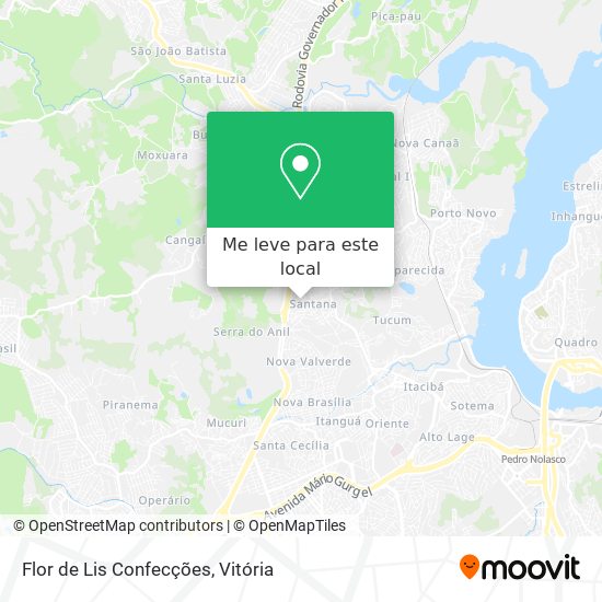 Flor de Lis Confecções mapa