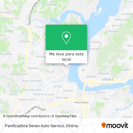 Panificadora Seven Auto-Servico mapa