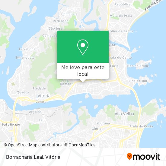 Borracharia Leal mapa