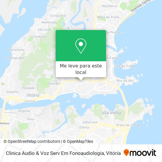 Clinica Audio & Voz Serv Em Fonoaudiologia mapa