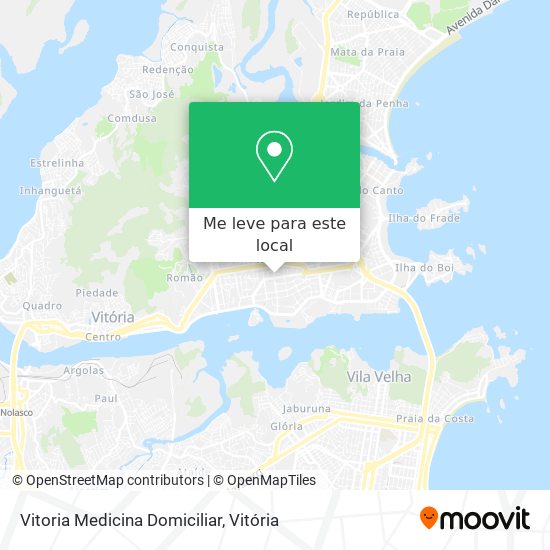 Vitoria Medicina Domiciliar mapa