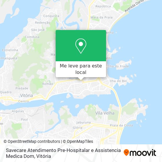 Savecare Atendimento Pre-Hospitalar e Assistencia Medica Dom mapa