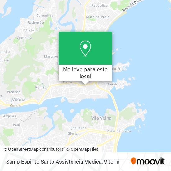 Samp Espirito Santo Assistencia Medica mapa